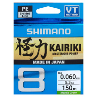 Shimano Šňůra Kairiki 8 Mantis Green 150m - 0,10mm  150m