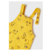 Set trička s krátkým rukávem a kraťasy s laclem ZEBRA žlutý BABY Mayoral