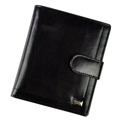 Pánská kožená peněženka ROVICKY PC-106L-BAR černá
