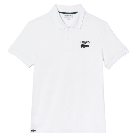 Lacoste Stretch Mini Piqué Polo Shirt - Blanc Bílá