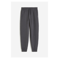 H & M - Kalhoty jogger's vysokým pasem - šedá