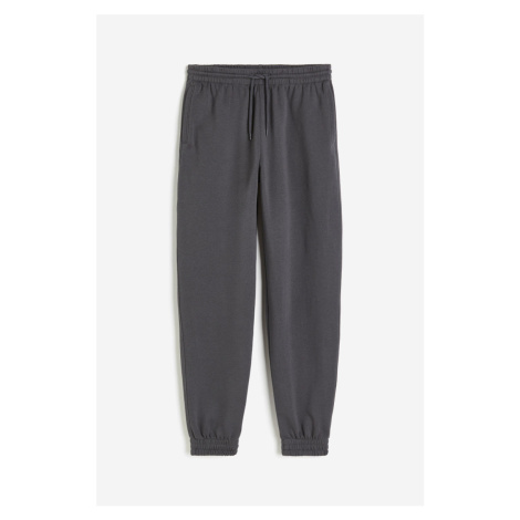 H & M - Kalhoty jogger's vysokým pasem - šedá H&M