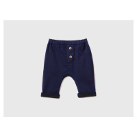 Benetton, Trousers In Stretch Cotton Blend
