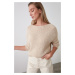 Trendyol Sweater - Beige - Regular fit