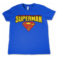 Superman tričko, Blockletter Logo, dětské