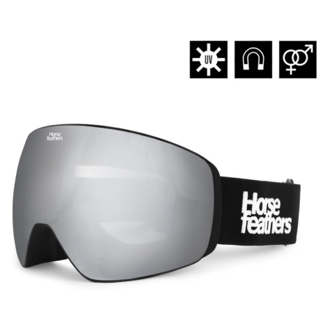 Horsefeathers Snowboardové brýle Scout - černá/mirror silver