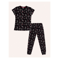 Dívčí pyžamo - Winkiki WJG 92620, černá Barva: Černá