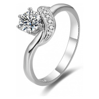 OLIVIE Stříbrný zásnubní prsten 4333