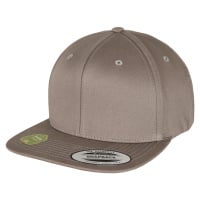 Bio bavlna Snapback světle šedá