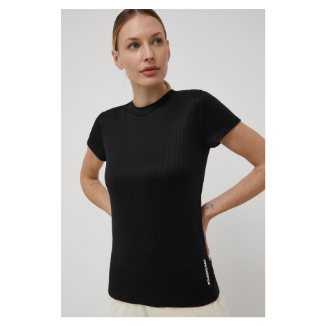 Tréninkové tričko New Balance WT21107BK černá barva
