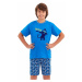 Taro Chlapecké pyžamo Damián modré opice