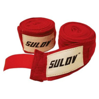 Sulov boxerské bandáže nylon 3 m, 2 ks, červená