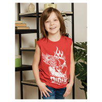 Chlapecké tričko - Winkiki WJB 91382, červená Barva: Červená
