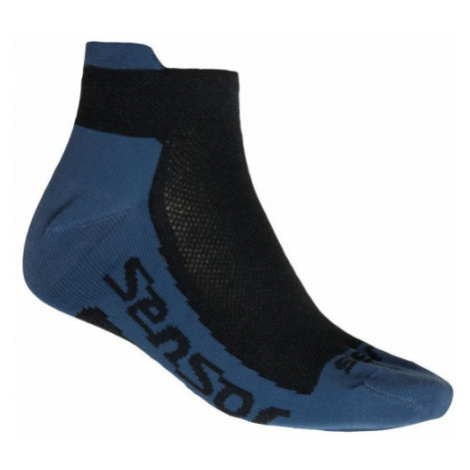 Ponožky SENSOR Race Coolmax Invisible černá/modrá