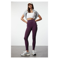 Trendyol Plum Seamless Full Length Knitted Sports Tights