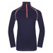 Alpine Pro Geneto Dětské spodní triko s dlouhým rukávem - merino KUNP017 mood indigo
