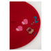 Vlněný baret MAX&Co. x Tamagotchi červená barva, vlněný