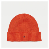 Tommy Hilfiger pánská oranžová zimní čepice Pima
