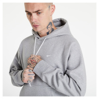 Nike Nrg SoloSwoosh Hoodie Fleece Dk Grey Heather/ White