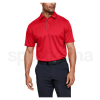 Tričko Under Armour Tech Polo M - červená/šedá