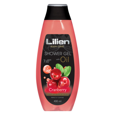 Lilien olejový sprchový gel Cranberry 400 ml