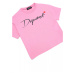 Tričko dsquared2 slouch fit t-shirt růžová