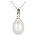 JwL Luxury Pearls Přívěsek s pravou bílou perlou JL0437