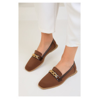 Soho Women's Brown Flats 18676