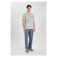 DEFACTO Regular Fit Short Sleeve Pajamas Set