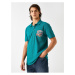 Koton Polo T-shirt - Turquoise - Fitted