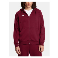 Pánská mikina Under Armour UA Rival Fleece FZ Hoodie-RED