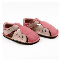 Barefoot sandálky Tikki shoes - Mariposa Lollipop růžové