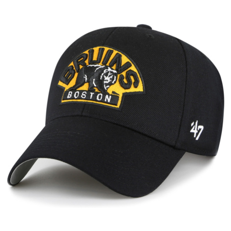 Boston Bruins čepice baseballová kšiltovka Sure Shot Snapback 47 MVP bear Black 47 Brand