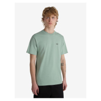 Světle zelené pánské tričko VANS Left Chest Logo - Pánské