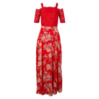 Bonprix BPC SELECTION šaty s Carmen dekoltem Barva: Červená, Mezinárodní