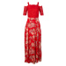 Bonprix BPC SELECTION šaty s Carmen dekoltem Barva: Červená, Mezinárodní