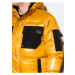 Pánská zimní bunda C457 - žlutá