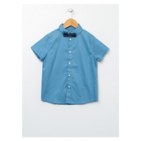 Koton Short Sleeve Shirt With Bow Tie Cotton