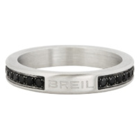 BREIL Stylový ocelový prsten se zirkony Light Row TJ336 60 mm