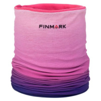 Finmark FSW-238 Dámský multifunkční šátek s fleecem, růžová, velikost