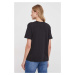 Bavlněné tričko Tommy Jeans černá barva, DW0DW17836