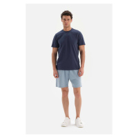 Dagi Light Blue Flame 3 Thread Knitted Shorts