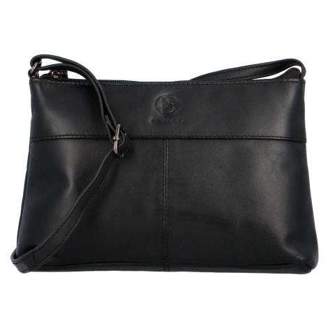 Stylová dámská malá crossbody kabelka Lamiss, černá Bellugio