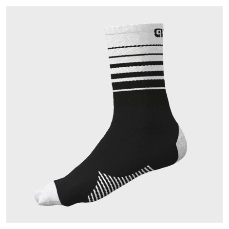 ALÉ Cyklistické ponožky klasické - ONE - bílá/černá