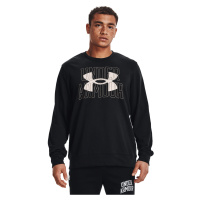 UA Rival Terry Logo Crew-BLK