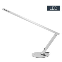 Profesionální LED stolní lampa slim stříbrná