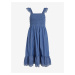 Modré dámské šaty VILA Milly - Dámské