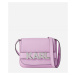 Kabelka karl lagerfeld k/letters flap crossbody fialová