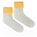 Vlněné ponožky Vlnáč Kožich žlutý Fusakle