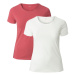 esmara® Dámské triko XXL, 2 kusy (červená/bílá)